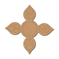Flower Diya Tealight Holder MDF