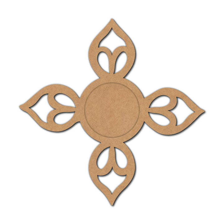 Flower Diya Tealight Holder MDF