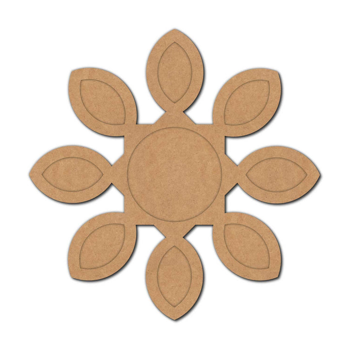Flower Diya Tealight Holder MDF