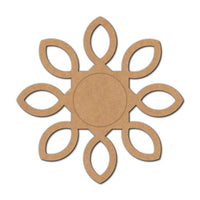 Flower Diya Tealight Holder MDF