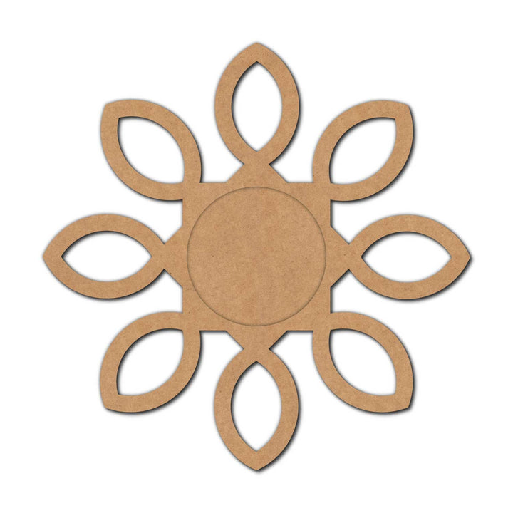 Flower Diya Tealight Holder MDF