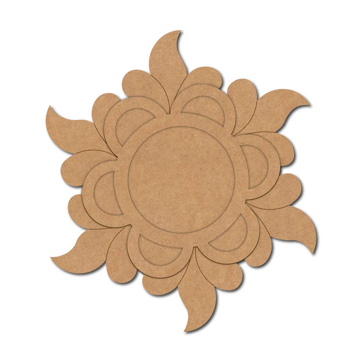 Flower Pre-Marked MDF Diya Tealight Holder