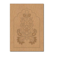 Flower Motif Jharokha Pre Marked MDF Design 1