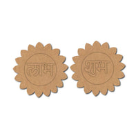 Flower Shubh Labh Base MDF