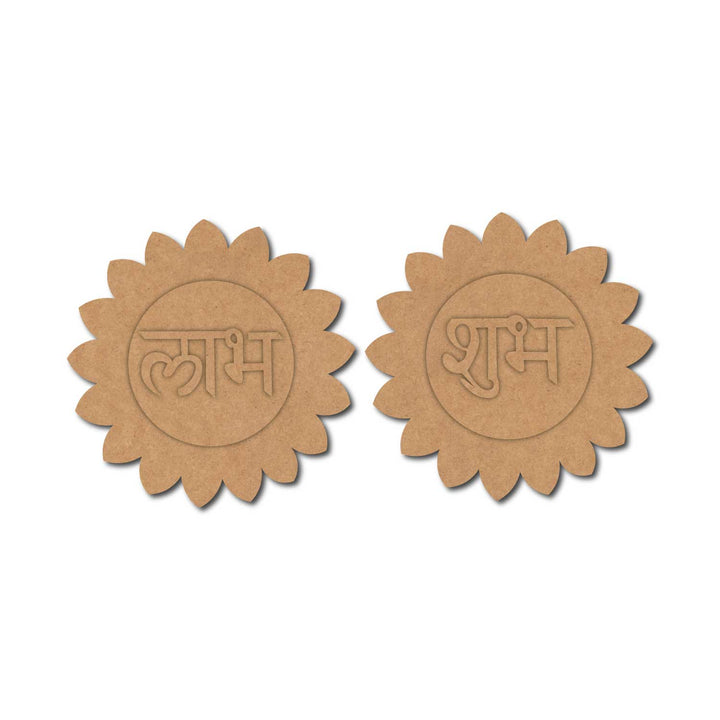 Flower Shubh Labh Base MDF