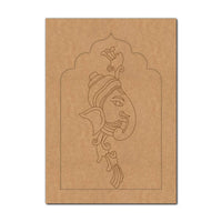 Ganesha Jharokha Pre Marked MDF Design 3