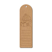Girl Studying Bookmark Pre Marked MDF Design 1