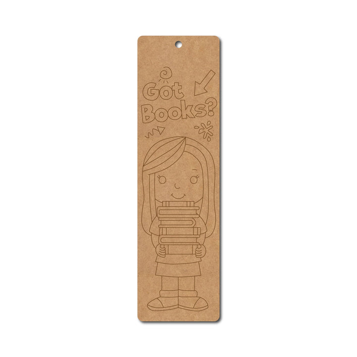 Got Books Bookmark Pre Marked MDF Design 1