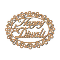 Happy Diwali Base Cutout MDF