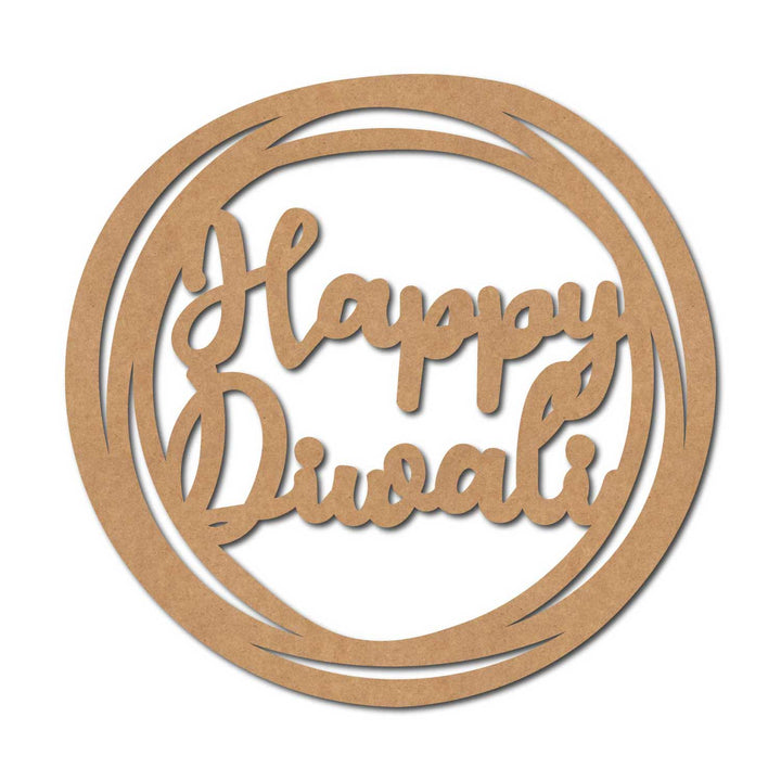 Happy Diwali Base Cutout MDF