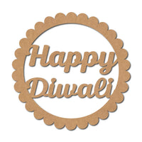 Happy Diwali Base Cutout MDF