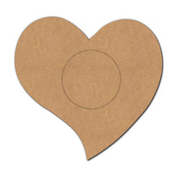 Heart Diya Tealight Holder MDF