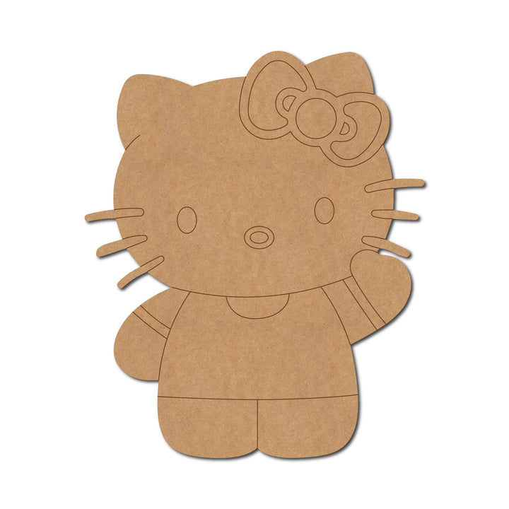 Hello Kitty Pre-Marked MDF Craft Base