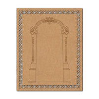 Jali Jharokha Pre Marked MDF Design 1