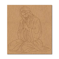 Jesus Christ Pre Marked Base MDF Design 1