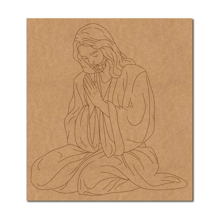 Jesus Christ Pre Marked Base MDF Design 1