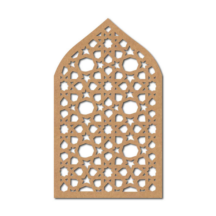 Jharokha Jali Cutout MDF Design 1