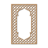 Jharokha Jali Window Cutout MDF Design 1