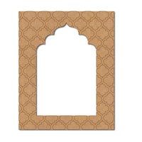 Jharokha Jali Window Pre Marked MDF Design 1