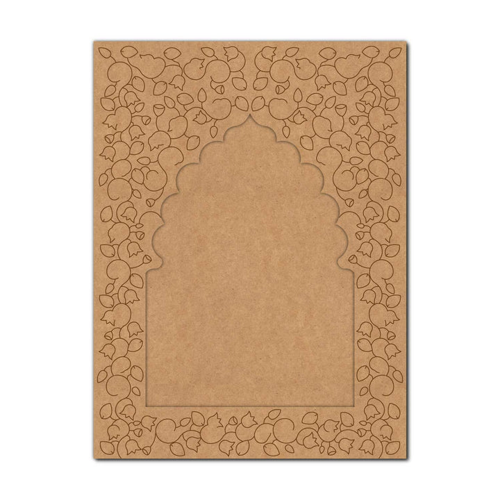 Jharokha Lotus Pre Marked MDF Design 1