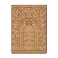 Jharokha Maharani Door Pre Marked MDF Design 1