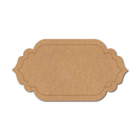 Jharokha Nameplate Pre Marked MDF Design 1