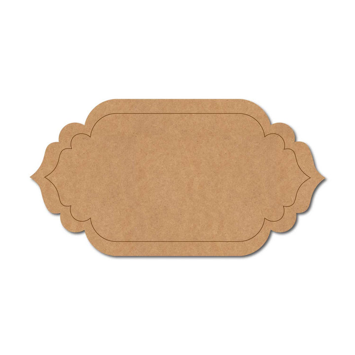 Jharokha Nameplate Pre Marked MDF Design 1