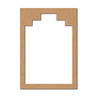 Jharokha Window Cutout MDF Design 21