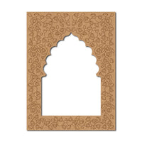 Jharokha Window Lotus Pre Marked MDF Design 2