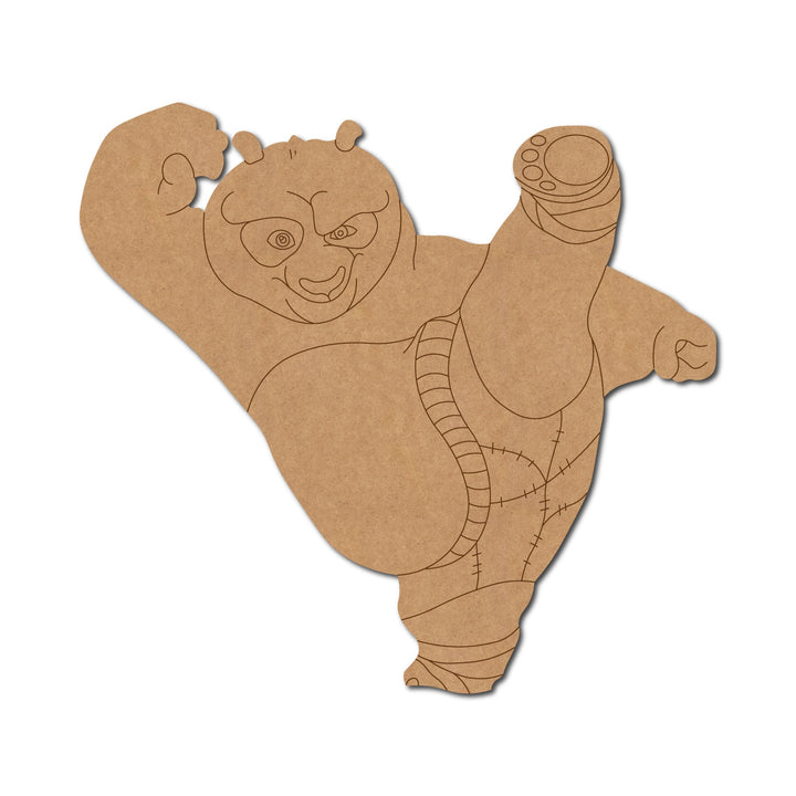 Kung Fu Panda Pre-Marked MDF Craft Base