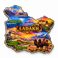 Ladakh Travel Souvenir Fridge Magnet