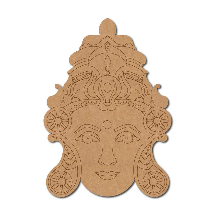 Lakshmi Ji Face Pre-Marked MDF