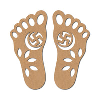 Lakshmi Paul Feet Cutout MDF