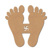 Lakshmi Paul Feet Cutout MDF