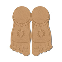 Lakshmi Paul Feet Pre-Marked MDF