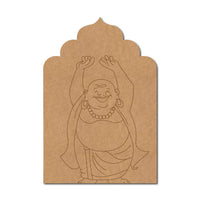 Laughing Buddha Jharokha Pre Marked MDF Design 1