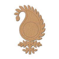 Leaf Pre-Marked MDF Diya Tealight Holder