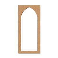 Long Jharokha Window Cutout MDF Design 1