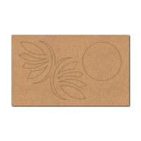 Lotus Diya Tealight Holder MDF