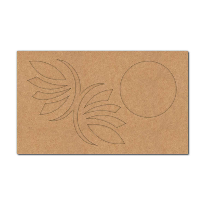 Lotus Diya Tealight Holder MDF
