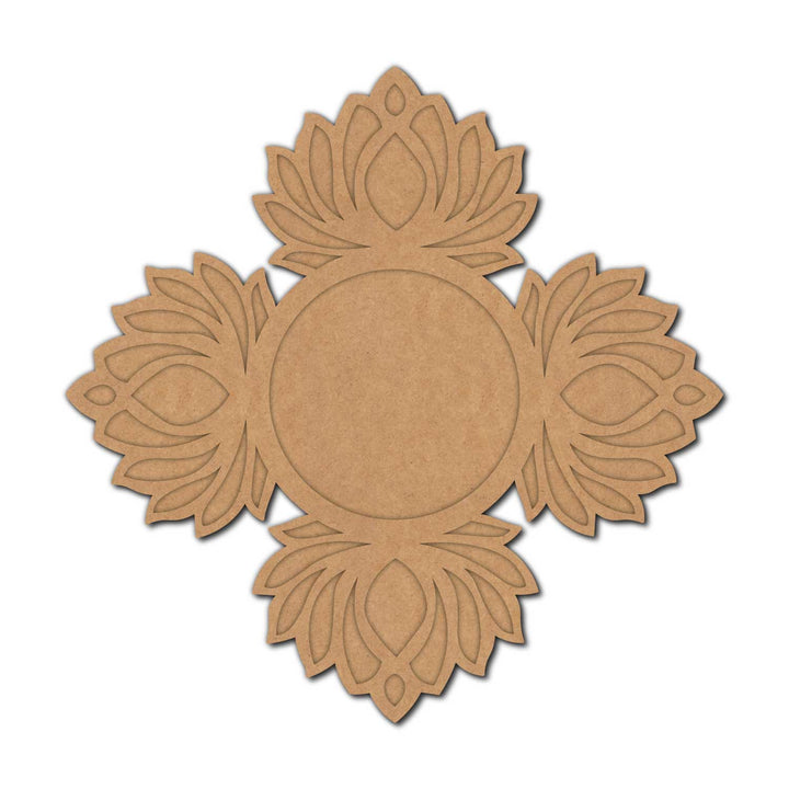 Lotus Diya Tealight Holder MDF