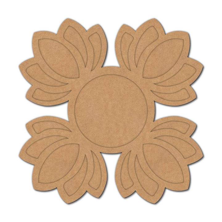 Lotus Diya Tealight Holder MDF