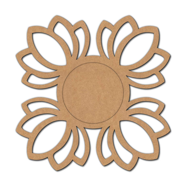 Lotus Diya Tealight Holder MDF