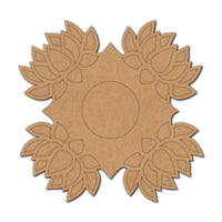 Lotus Diya Tealight Holder MDF