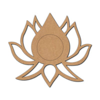 Lotus Diya Tealight Holder MDF