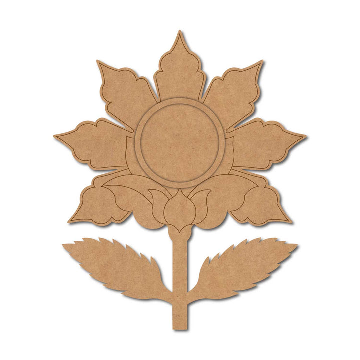 Lotus Pre-Marked MDF Diya Tealight Holder