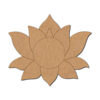 Lotus Pre-Marked MDF Diya Tealight Holder