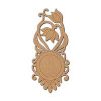 Lotus Floral Pre-Marked MDF Diya Tealight Holder