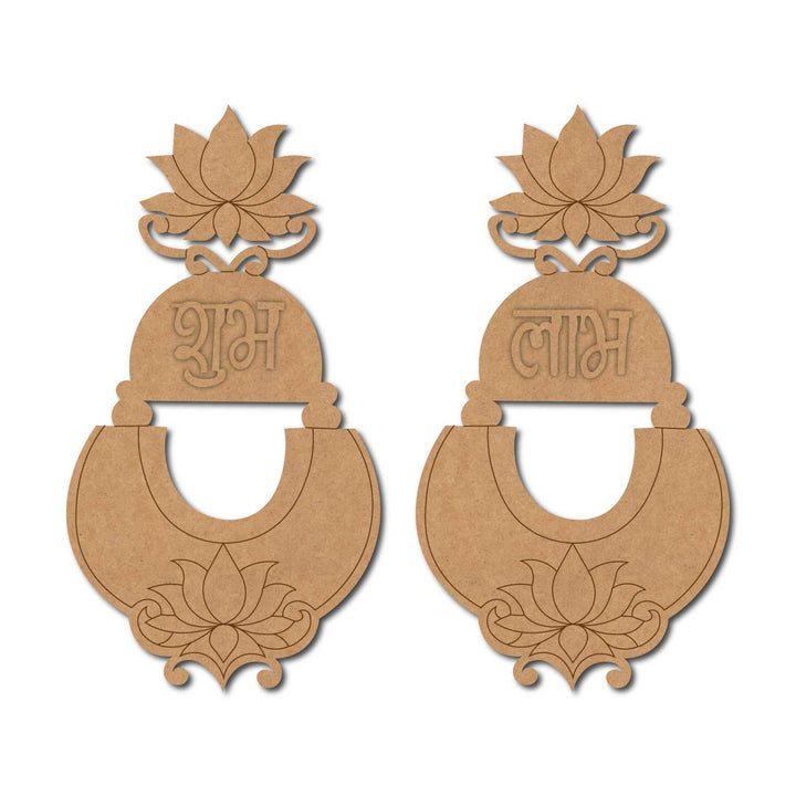 Lotus Shubh Labh Pre-Marked MDF Base