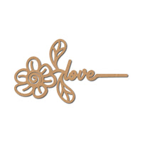 Love Bookmark MDF Design 2